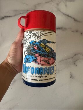 Vintage 1987 Aladdin Visionaries Knights of the magical light cup thermal cup wi